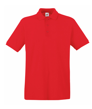 POLO PREMIUM ( FRUIT OF THE LOOM ) rosso